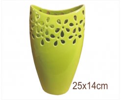 Keramická váza Šir Alium zelená