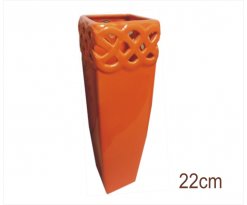 Keramická váza M Kamari orange